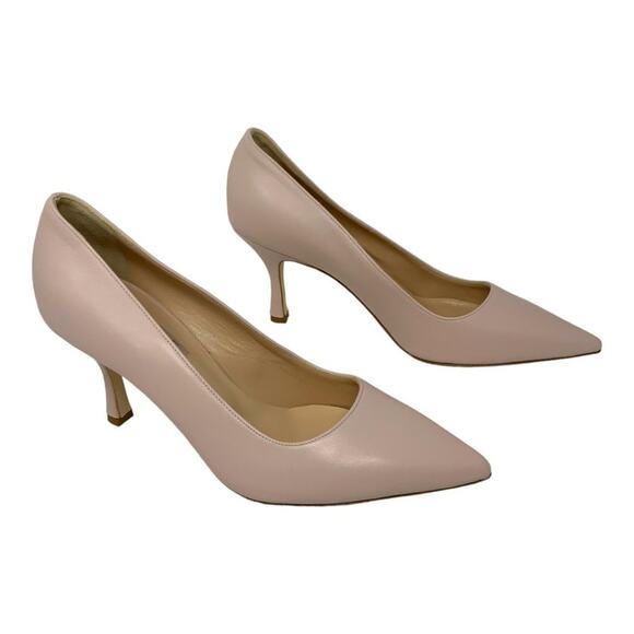 Kahmune Becky 70mm Pumps Off White Size 9 US / 39 NWT $395...